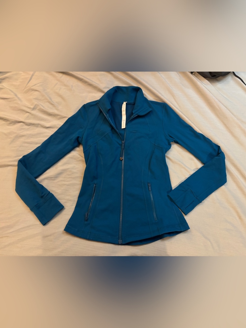 lululemon athletica Teal Zip-Up Active Jacket